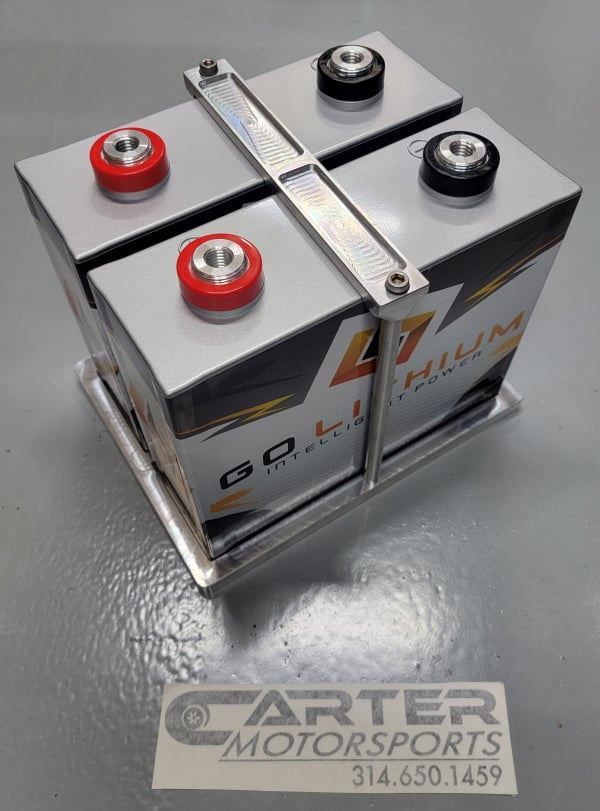 Carter Motorsports LLC. Go Lithium Billet Battery Mount