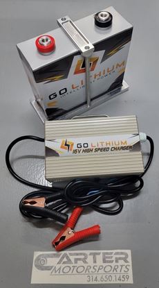 Picture of Go Lithium Gen 2 Battery & Charger Combo w/ Billet Mount