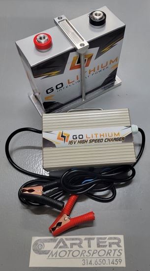 Picture of Go Lithium Gen 2 Battery & Charger Combo w/ Billet Mount